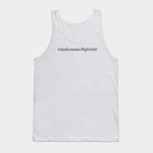 Candlemass Nightfall // Typography Design Tank Top